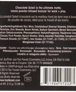 Too Faced Chocolate Soleil Medium/Deep Matte Bronzer Bronze,Red 0.08 Ounce (Pack of 1) 8 81D92zb MXL