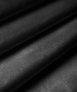 Maytex Water-Repellent Fabric Shower Curtain Liner with Weighted Hem, Soft Microfiber, Quick Drying and Washable Shower Liner, 70" x 72", Black 19 81DAffjD67L