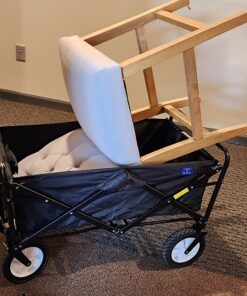 MacSports Collapsible Folding Outdoor Utility Wagon, Black 39 81DBeBZfIdL