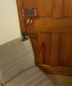 ZTON Cell Phone Holder, Universal Mobile Phone Stand, Lazy Bracket, Flexible Long Arms Clip Mount for iPhone, LG etc. in Office Bedroom Desktop (Black) 46 81DByiSSQxL