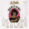 La Bella 25 Baritone Clear Nylon Silver-Plated Copper wound Ukulele String 25 Baritone Ukulele 8 81DC1wcRCaL