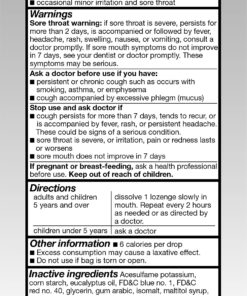 Amazon Basic Care Sugar Free Menthol Cough Drops, 140 count (Previously SoundHealth) 140 Count (Pack of 1) 11 81DDEonGKUS