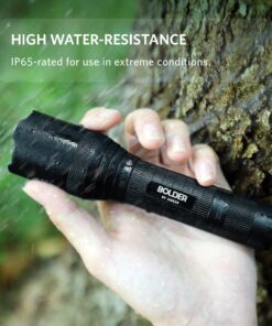 Anker Rechargeable Bolder LC90 LED Flashlight, Pocket-Sized Torch with Super Bright 900 Lumens CREE LED, IPX5 Water-Resistant, Zoomable, 5 Light Modes 31 81DDLtTlK0L