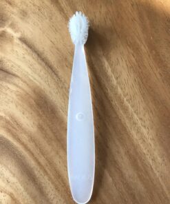 RADIUS Children's Toothbrush Pure Brush Ultra Soft BPA Free ADA Accepted Designed for Delicate Teeth for Kids 6 Months and Up - Clear - Pack of 3 1 Count (Pack of 3) 21 81DDNWdN4QL