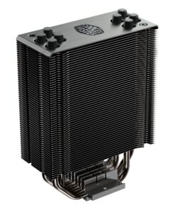 Cooler Master Hyper 212 RGB Black Edition CPU Air Cooler, SF120R RGB Fan, 4 CD 2.0 Heatpipes, Anodized Gun-Metal Black, Brushed Nickel Fins, RGB Lighting for AMD Ryzen/Intel LGA1151 48 81DG 9RqXbL