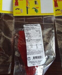 SPICY GUMMY PEPPERS - 3 Pack (1.75 Oz. bags) 12 81DG40Wya4L