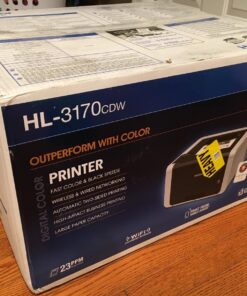 Brother HL-3170CDW Digital Color Printer with Wireless Networking and Duplex, Amazon Dash Replenishment Ready 55 81DGrYx32L