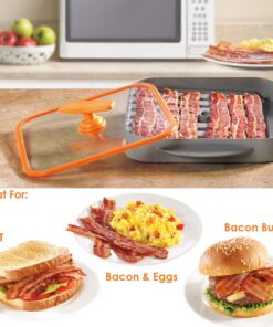 Allstar Innovations BaconBoss Microwave Bacon Cooker for Healthier, Crispy Bacon 21 81DHmjhUMML