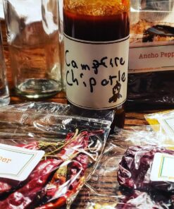 DELUXE DIY HOT SAUCE MAKING KIT Everything Included - Make Your Own Hot Sauce w/Quality Ingredients Dried Hot & Spicy Peppers, 6 Unique Recipes, Glass Bottles, design labels, Best Gift for Him, Husba Deluxe Hot Sauce 23 81DHq9EKRUL