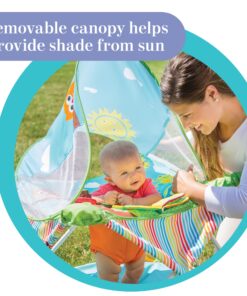 Summer Infant-Pop 'N Jump Portable Baby Activity Center - Lightweight Baby Jumper with Toys and Canopy for Indoor and Outdoor Use Outdoor Animals 30 81DI6VE0ZYL