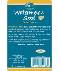 Baar Products - Watermelon Herbal Tea - Aid Natural Detox - Freshly Harvested Each Season - Cut Whole Seeds for Herbal Tea - 4 oz 9 81DJNfxgb L