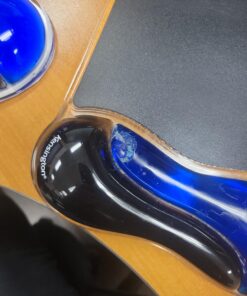 Kensington Duo Gel Mouse Pad with Wrist Rest - Blue (K62401AM),9.625*6.625 inches 31 81DKAMAdmHL