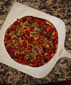 CucinaPro Pizza Stone for Oven, Grill, BBQ- Extra Thick 5/8" Cordierite Rectangular Baking Stone for Better Cooking- 16" x 14" Pan- Holds High Temperature Perfectly For Crispy Crust- Kitchen Must Have 16" x 14" 26 81DKAP1TyJL