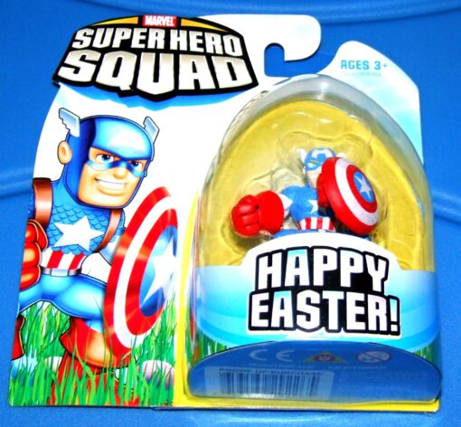 Marvel Super Hero Squad Captain America Happy Easter Limited Figurine