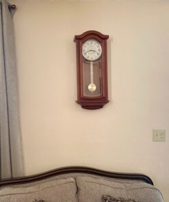 SEIKO Mahogany Wall Clock with Pendulum 11 81DKSm22pYL