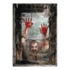 Zombie Window Backdrop Banner (2pc) Scary Halloween Home Decor 1 9 81DL7KeVqJL