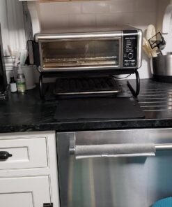 Allsop Large Metal Art Monitor Stand, 18-Inch wide platform holds 50 lbs with keyboard storage space - Black (30336) Large Monitor Stand 42 81DLIHOTpCL