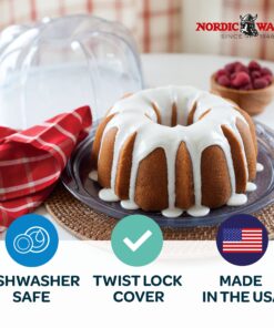 Alternative view of Nordic Ware Cake Keeper, Deluxe Bundt, Clear