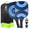 niupipo Pickleball Paddles, USAPA Approved Pro Graphite Pickleball Paddle/Paddles Set, Polypropylene Honeycomb Core, Cushion 4.72In Grip, Portable Bag/Paddle Cover, Lightweight Pickleball Racket Blue & Black 58 81DLbXSV1zL