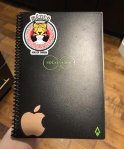 Rocketbook Core Reusable Smart Notebook | Innovative, Eco-Friendly, Digitally Connected Notebook with Cloud Sharing Capabilities | Dotted, 6" x 8.8", 36 Pg, Infinity Black, with Pen, Cloth, and App Included 1 Inifinity Black Executive 39 81DLr4Hz9L