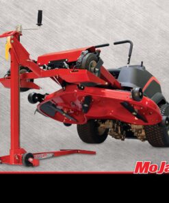 MoJack EZ Max - Riding Lawn Mower Lift, 450lb Lifting Capacity, Fits Most Residential & ZTR Mowers, Space-Saving Folding, Ideal for Mower Maintenance & Repair, Red 1 27 81DM5fC1UtL