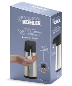 Kohler K-8637-ST Touchless Foaming Soap Dispenser Stainless Steel 15 81DMCQF6hsL