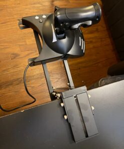 2Set, J-PEIN Desk Mount for Joystick & Throttle - PC Flight Sim Game Support, Adjustable HOTAS System Stand, Durable Gaming Gear Holder, Easy Setup 48 81DNk3mOHyL