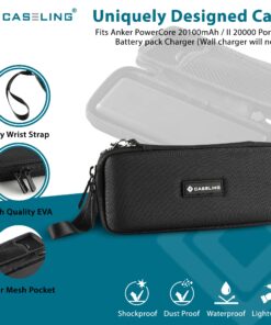 Hard CASE fits Anker PowerCore 20100mAh - Ultra High Capacity Power Bank with 4.8A Output, External Battery Pack. (Case only) 24 81DNq7KQB5L