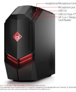 OMEN by HP Gaming Desktop Computer, Intel Core i7-9700K Processor, NVIDIA GeForce RTX 2080 Ti 11 GB, HyperX 16 GB RAM, 2 TB hard drive, 512 GB SSD, Windows 10 Home (880-191, Black) i7-9700K Processor | RTX 2080 Ti 11GB 20 81DNx7BMMSL