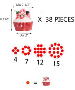 YestBuy 4 Tier Round Acrylic Cupcake Stand with Base, Premium Cupcake Holder, Acrylic Cupcake Tower Display Cady Bar Party Décor – Display for Pastry (4" Between 2 Layers with Base) 4 Tier Round with BASE ( 4" between 2 layers) 21 81DQgaKWSvL