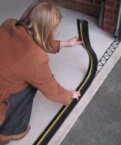 ½” High Garage Door Threshold Seal Kit 16’3” Length | Flexible PVC | Complete Kit Includes Adhesive | GaraDry 16'3" 16 81DRbHAvqYL 2