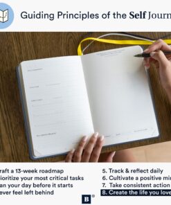 BestSelf Self Journal 13-Week Productivity Journal with Prompts, Undated Planner and Guided Journal for Women and Men, Navy 1 Pack 26 81DRkSH5UL