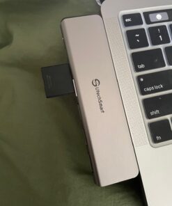 USB C Hub Adapter MacBook - UtechSmart 7 in 2 MacBook Pro/Air Accessories Multiport Adapter with Thunderbolt 3 Port, 100W PD 4K@30Hz, 40Gbps 4K HDMI, 3*USB3.0 Data Port SD and MicroSD Card Reader 39 81DSmj0IjjL