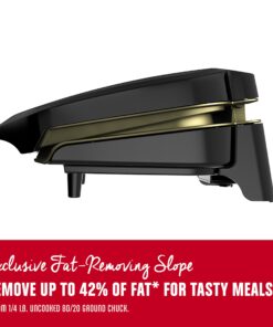 George Foreman 2-Serving Classic Plate Electric Grill and Panini Press, Black, GR136B 21 81DStAZYpwL 1
