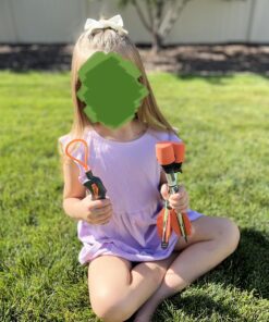 Toy Rocket Launcher for Kids: Outdoor Toys Slingshot Rockets Launchers - Best Gifts for Boys & Girls All Ages 8 & Up - Stocking Stuffers & Boy Gifts for 8 9 10 11 12 Year Old Boys Gift Ideas Orange 31 81DT9O4liFL