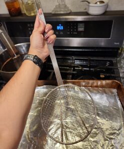 Bayou Classic 0186, 18-in Nickel-Plated Skimmer, 18 inches, Silver 8 81DTMhqUVRL