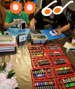 Arteza Acrylic Paint Set, 100 Colors, 0.41 fl Oz /12ml Tubes of Craft Paint, Heavy-Body, Glossy Finish, Colorful Addition to Your Art Supplies 100 x 12ml (0.41 fl oz) Craft 65 81DTrj6iaL