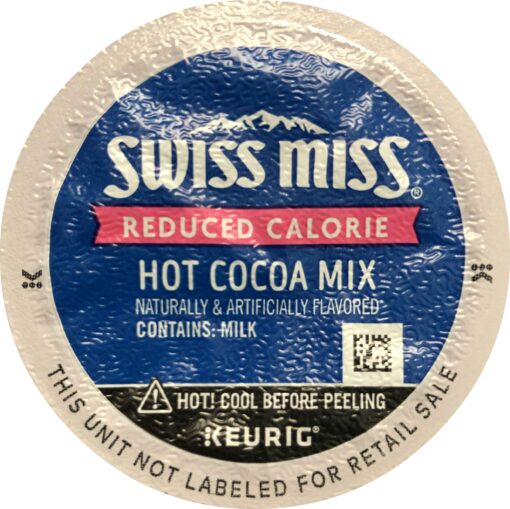 Swiss Miss Reduced Calorie Hot Cocoa K-Cups (16 Count) - Packaging May Vary Hot Cocoa Mix 0.42 Ounce (Pack of 16)