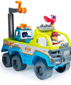 Paw Patrol Jungle Rescue PAW-Terrain Vehicle with Ryder and Animal Action Figures and Lights and Sounds (Amazon Exclusive) Kids Toys for Ages 3 and up Ryder Paw-terrain Vehicle 19 81DVN8TWw0L
