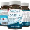 PURELY beneficial ADRENA-MAXX - Natural Adrenal Supplement, 45Day Supply- Fatigue Relief, Supports Adrenal Function, Stress Response, Enhanced Energy - Pure, Organic Ingredients 66 81DVxmIqUeL