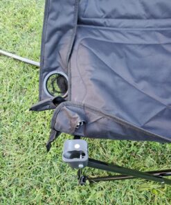 Coleman Portable Camping Chair with 4-Can Cooler, Fully Cushioned Seat and Back with Side Pocket and Cup Holder, Carry Bag Included, Collapsible Chair for Camping, Tailgates, Beach, and Sports Black 36 81DWNCn3EoL