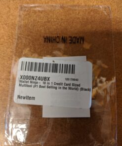 Wallet Ninja Multitool Card – 18 in 1 Credit Card Multi-Tool (Bottle Opener, Can Opener, Screwdrivers, Phone Stand & More) – Black 45 81DWZAK6XnL