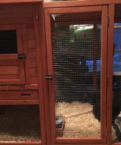 TRIXIE Pet Products Chicken Coop with Outdoor Run, 66.75 x 30.25 x 41.25 inches 66.8"L x 30.3"W x 41.3"H 64 81DX9p0yXwL