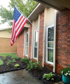 6ft Spinning Flag Pole – White 39 81DZ59zg qL