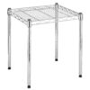 Whitmor Supreme Stacking Shelf and Organizer - Adjustable - Chrome 23 81DZ6I7MVDL