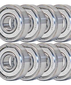 Alternative view of VXB 608ZZ Set of 8 Skateboard Bearing 608Z Shielded Ball Bearings
