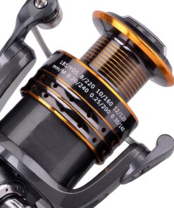 PLUSINNO HongYing Series Fishing Reels Spinning Freshwater Saltwater with 5.2:1 Gear Ratio Metal Body Left/Right Interchangeable Collapsible Handle Spinning Fishing Reel HA3000 Fishing Reel 19 81DbNjKYdoL