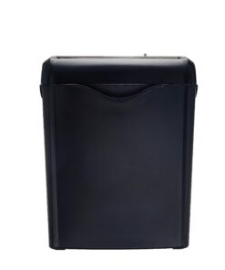 Amazon Basics 6 Sheet Cross Cut Paper and Credit Card Home Office Shredder with 3.8 Gallon Bin, Black 27 81DdMjFypwL