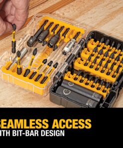 DEWALT Screwdriver Bit Set, Impact Ready, FlexTorq, 40-Piece (DWA2T40IR) 40-Piece Impact Ready Set 41 81DdggZ28PL