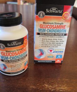 Glucosamine Chondroitin MSM 2110mg - Joint Support Supplement with Turmeric Curcumin for Hands Back Knee & Joint Health for Men & Women - Gluten-Free Non-GMO Supplement - Made in USA - 90 Capsules 90 Count (Pack of 1) 44 81DeUZE7T6L